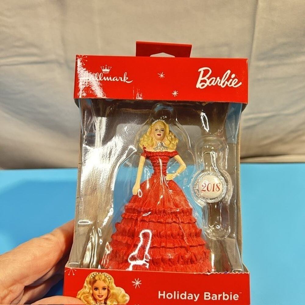 Hallmark Christmas Holiday Barbie Ornament 2018 New